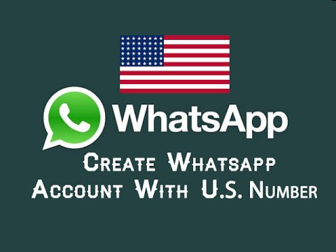 Create WhatsApp Account On USA Number